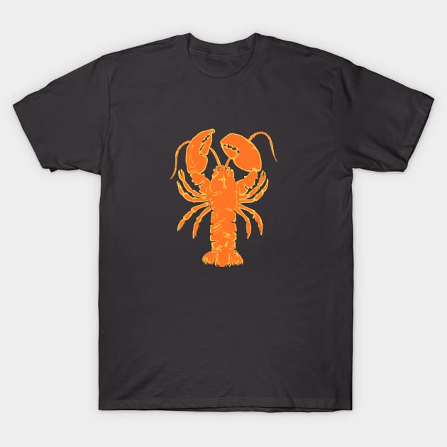 Pumpkin Lobster T-Shirt by saitken